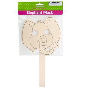 20 Pieces Per Pack Of Wooden Craft Elephant Mask][Wholesales Purchase|Hoodmat.Com