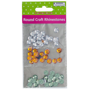 20 Pieces Per Pack Of Faceted Round Craft Rhinestones ][Wholesales Purchase|Hoodmat.Com