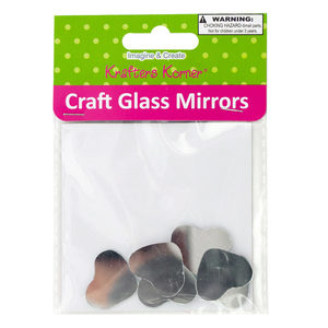 20 Pieces Per Pack Of Small Heart Shape Craft Glass Mirrors][Wholesales Purchase|Hoodmat.Com