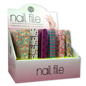 48 Pieces Per Pack Of Stylish &Amp; Fun Nail Files Countertop Display ][Wholesales Purchase|Hoodmat.Com