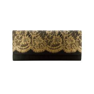 24 Pieces Per Pack Of Ladies Clutch Bag With Lace Print ][Wholesales Purchase|Hoodmat.Com