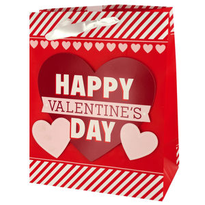 36 Pieces Per Pack Of Valentine'S Day Striped Gift Bag ][Wholesales Purchase|Hoodmat.Com