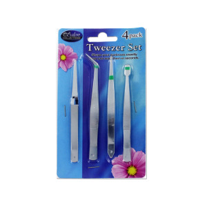 12 Pieces Per Pack Of Tweezer Set ][Wholesales Purchase|Hoodmat.Com
