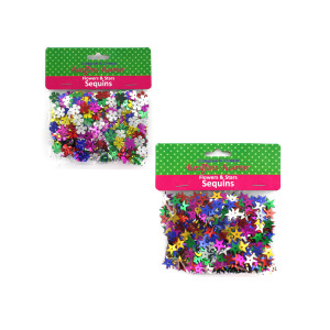 12 Pieces Per Pack Of Flowers &Amp; Stars Sequins][Wholesales Purchase|Hoodmat.Com