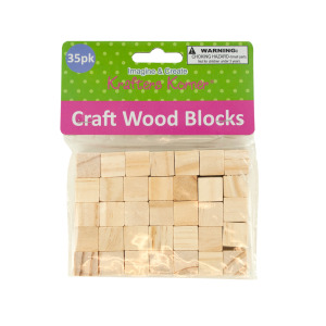 24 Pieces Per Pack Of Natural Wooden Craft Blocks][Wholesales Purchase|Hoodmat.Com