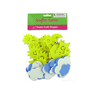 12 Pieces Per Pack Of Sky Foam Craft Shapes ][Wholesales Purchase|Hoodmat.Com