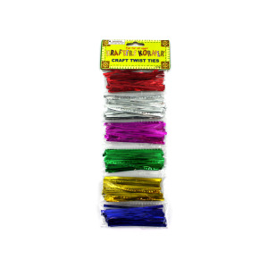 36 Pieces Per Pack Of Metallic Craft Twist Ties][Wholesales Purchase|Hoodmat.Com