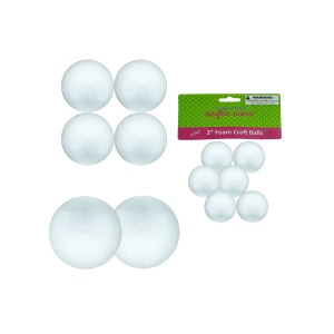 12 Pieces Per Pack Of Large Foam Craft Balls][Wholesales Purchase|Hoodmat.Com