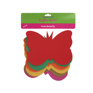12 Pieces Per Pack Of Foam Butterfly Craft Shapes][Wholesales Purchase|Hoodmat.Com