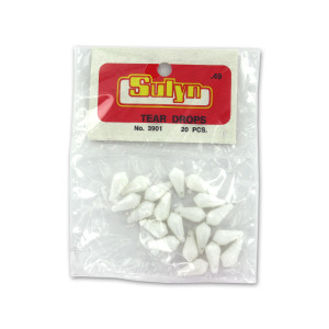 25 Pieces Per Pack Of White Teardrop Beads ][Wholesales Purchase|Hoodmat.Com