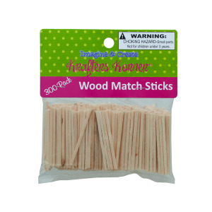 25 Pieces Per Pack Of Wood Craft Matchsticks ][Wholesales Purchase|Hoodmat.Com