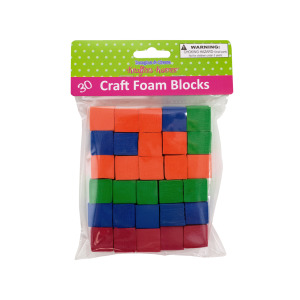 12 Pieces Per Pack Of Craft Foam Blocks ][Wholesales Purchase|Hoodmat.Com