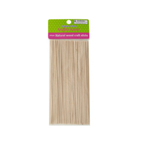 12 Pieces Per Pack Of Skinny Natural Wood Craft Sticks][Wholesales Purchase|Hoodmat.Com