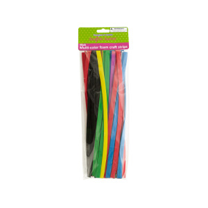 12 Pieces Per Pack Of Multi-Color Foam Craft Strips ][Wholesales Purchase|Hoodmat.Com