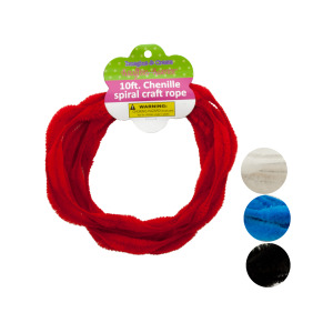 12 Pieces Per Pack Of Chenille Spiral Craft Rope][Wholesales Purchase|Hoodmat.Com