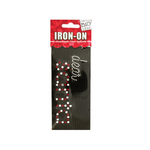 24 Pieces Per Pack Of Dear Santa Rhinestone Iron-On Transfer][Wholesales Purchase|Hoodmat.Com