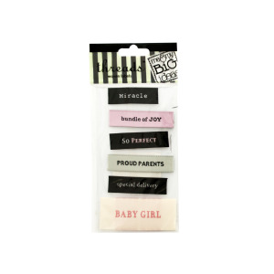 24 Pieces Per Pack Of Baby Girl Woven Labels ][Wholesales Purchase|Hoodmat.Com