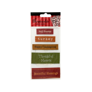 24 Pieces Per Pack Of Thanksgiving Woven Labels ][Wholesales Purchase|Hoodmat.Com