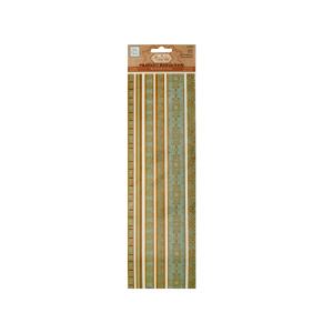 24 Pieces Per Pack Of Blues Decorative Fabric Borders Stickers ][Wholesales Purchase|Hoodmat.Com