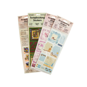 24 Pieces Per Pack Of Scrapbooking Stickers Assortment ][Wholesales Purchase|Hoodmat.Com