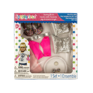 6 Pieces Per Pack Of Glitter Doll Accessory Gift Set ][Wholesales Purchase | Hoodmat.Com