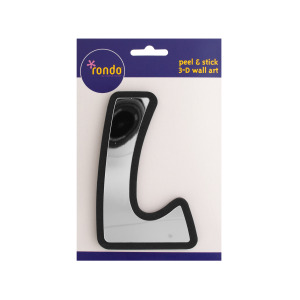 24 Pieces Per Pack Of Letter L Peel &Amp; Stick Mirror Wall Decor][Wholesales Purchase|Hoodmat.Com
