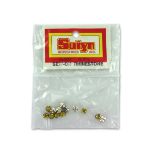 24 Pieces Per Pack Of Sew-On Topaz Rhinestones ][Wholesales Purchase|Hoodmat.Com