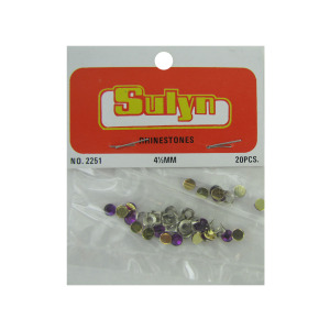 24 Pieces Per Pack Of Purple Craft Rhinestones ][Wholesales Purchase|Hoodmat.Com
