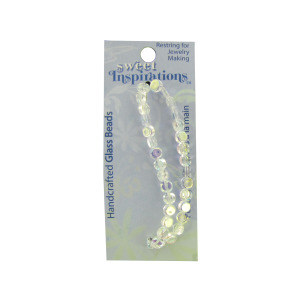 30 Pieces Per Pack Of Handcrafted Clear Glass Beads ][Wholesales Purchase|Hoodmat.Com