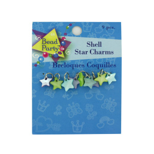 24 Pieces Per Pack Of Pastel Shell Star Charms ][Wholesales Purchase|Hoodmat.Com