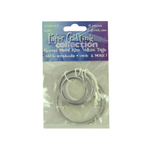 24 Pieces Per Pack Of Round White Vellum Tags ][Wholesales Purchase|Hoodmat.Com