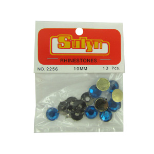 24 Pieces Per Pack Of Blue Rhinestones ][Wholesales Purchase|Hoodmat.Com