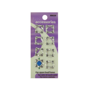 24 Pieces Per Pack Of Square Frame Beads ][Wholesales Purchase|Hoodmat.Com