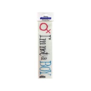 36 Pieces Per Pack Of IM Not A Boy Creative Rub-On Transfer ][Wholesales Purchase|Hoodmat.Com