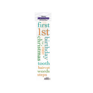 24 Pieces Per Pack Of First Birthday Phraseology Rub-On Transfers ][Wholesales Purchase|Hoodmat.Com