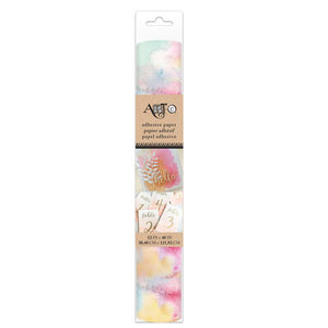 8 Pieces Per Pack Of Self-Adhesive Watercolor Pattern Craft Paper Roll][Wholesales Purchase|Hoodmat.Com
