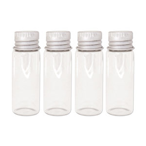 24 Pieces Per Pack Of Small Craft Jars With Silver Tops 4 Pack][Wholesales Purchase|Hoodmat.Com