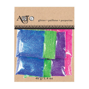 20 Pieces Per Pack Of Artc Metallic Craft Colorful Glitter Pack Of 8 ][Wholesales Purchase|Hoodmat.Com