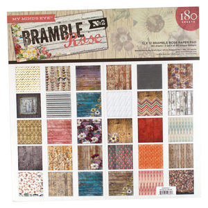 6 Pieces Per Pack Of Bramble Rose No. 2 Craft Paper Pad][Wholesales Purchase|Hoodmat.Com