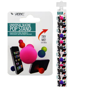 24 Pieces Per Pack Of Universal Silicone Smart Phone Pop Stand Clip Strip ][Wholesales Purchase|Hoodmat.Com