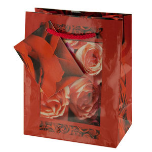 36 Pieces Per Pack Of Small Red Rose Gift Bag ][Wholesales Purchase|Hoodmat.Com