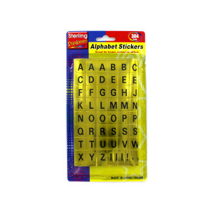 384PC ALPHABET STICKERS