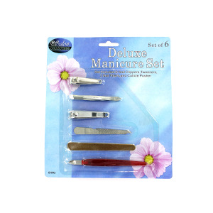 24 Pieces Per Pack Of Deluxe Manicure Set ][Wholesales Purchase|Hoodmat.Com