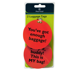 36  Pieces Per Pack Of  Assorted Fun Phrase Luggage Tags  ][Wholesales Purchase|Hoodmat.Com