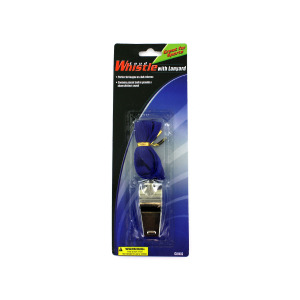 24  Pieces Per Pack Of  Metal Whistle With Lanyard  ][Wholesales Purchase|Hoodmat.Com