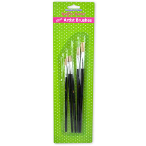 24 Pieces Per Pack Of Acrylic Artist Brushes Set][Wholesales Purchase|Hoodmat.Com