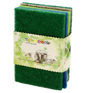 24 Pieces Per Pack Of Multi-Purpose Scouring Pads Set ][Wholesales Purchase|Hoodmat.Com