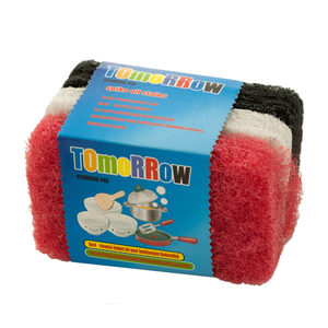 24 Pieces Per Pack Of Thick Multi-Purpose Scouring Pads Set ][Wholesales Purchase|Hoodmat.Com