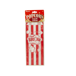 24 Pieces Per Pack Of Striped Paper Popcorn Bags ][Wholesales Purchase|Hoodmat.Com