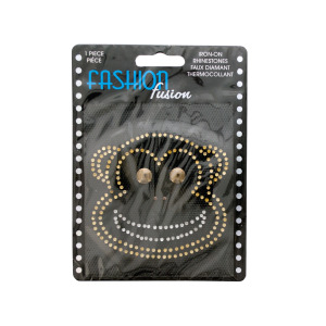 24 Pieces Per Pack Of Iron-On Rhinestone Monkey][Wholesales Purchase|Hoodmat.Com